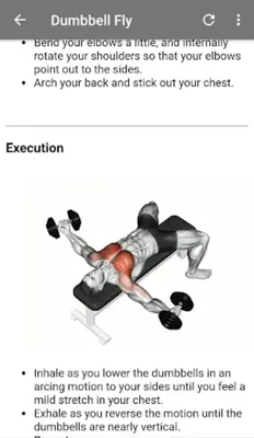 Best Chest Exercises android App screenshot 1