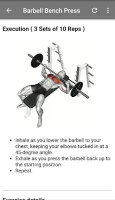 Best Chest Exercises android App screenshot 2