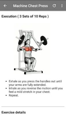 Best Chest Exercises android App screenshot 3