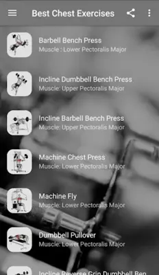 Best Chest Exercises android App screenshot 5